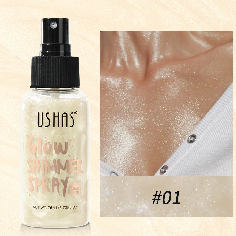 USHAS 4-Color Liquid Body Highlighter – Illuminating Contour