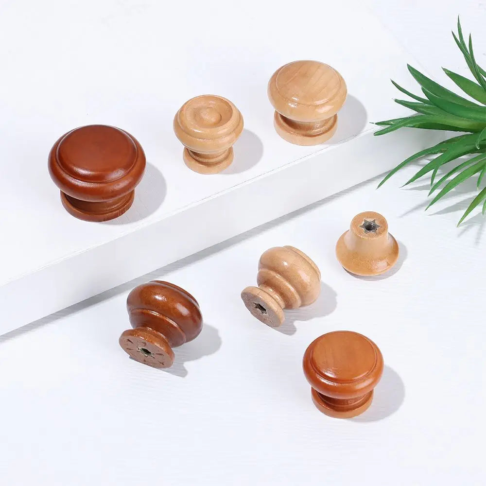 Wood Furniture Cabinet Drawer Knobs Cupboard Pulls Handle Kitchen Cupboard Wardrobe Dresser Hardware Accessories With Screw Oasis Select