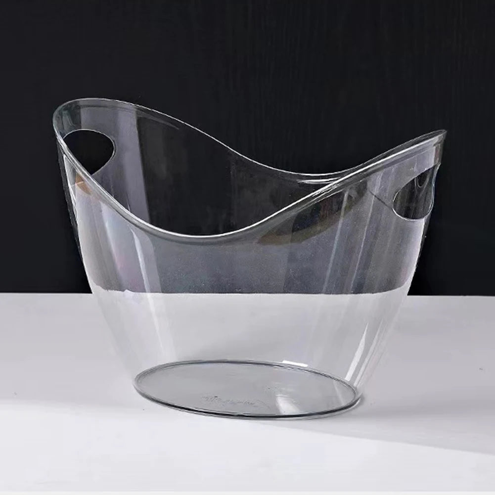 Ice Bucket 3.5Liter Ice Cube Container with Handle Ice Storage Tub for Wine Champagne Beer Oasis Select
