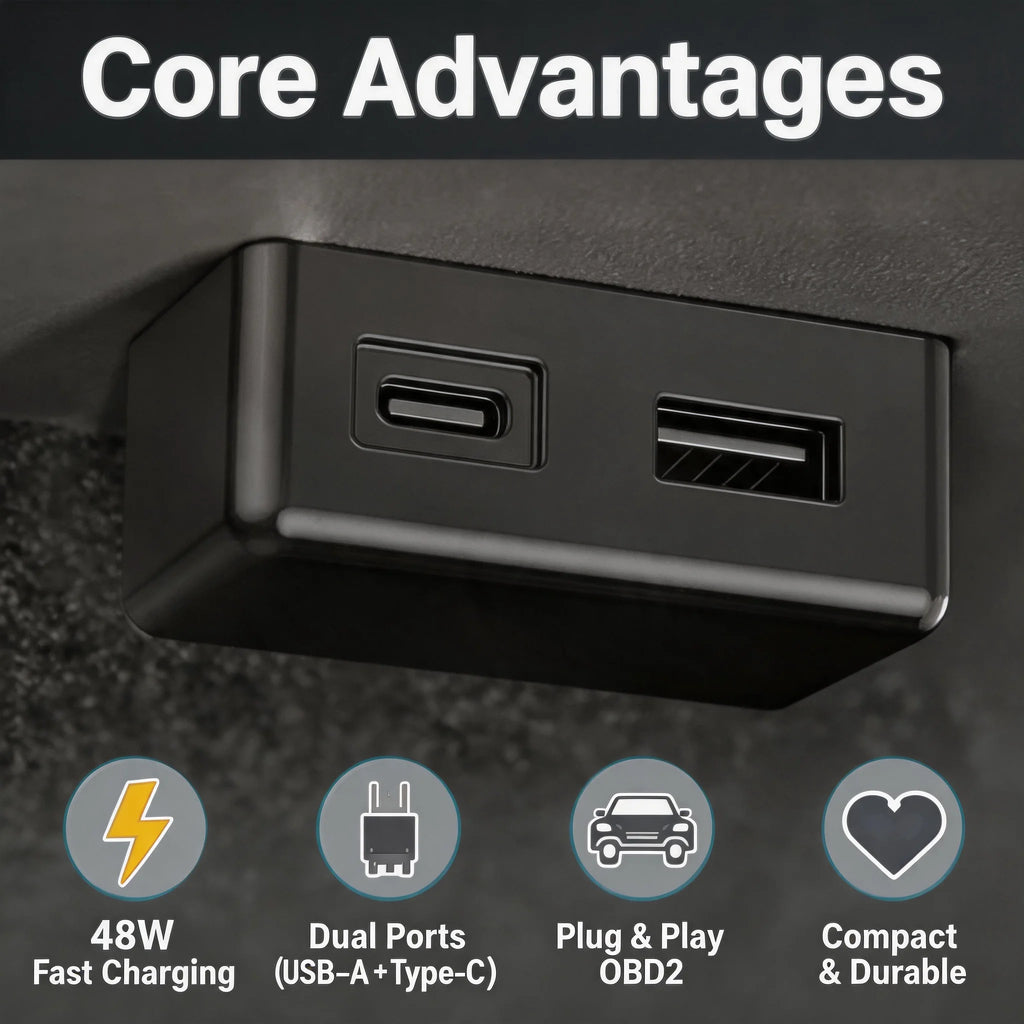 For Tesla Model 3 Model Y X S OBD Plug Obd Adapter Charging For Tesla Car Model3 Modely Obd2 Splitter Charger Adapters Oasis Select