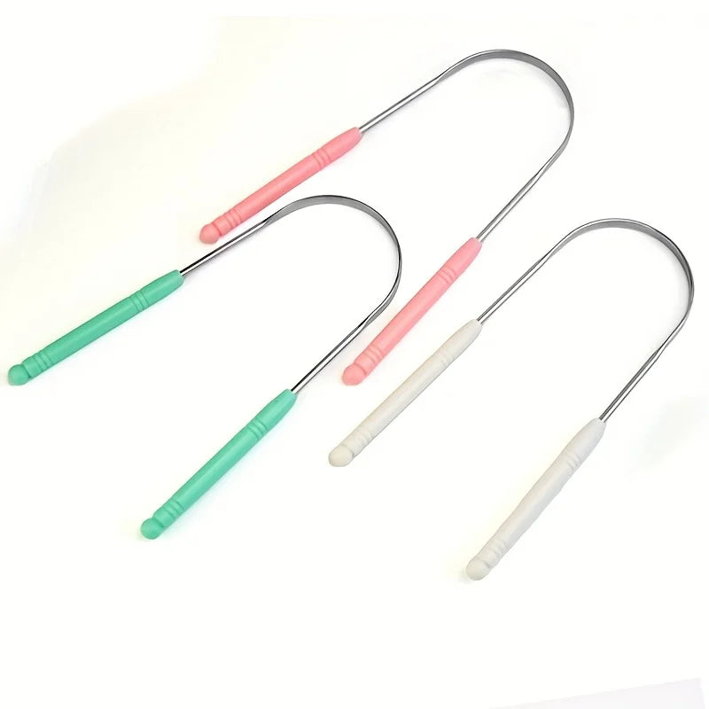 Stainless Steel Tongue Scraper & Cleaner | Oral Care Tool Tongue Scraper Oasis Select