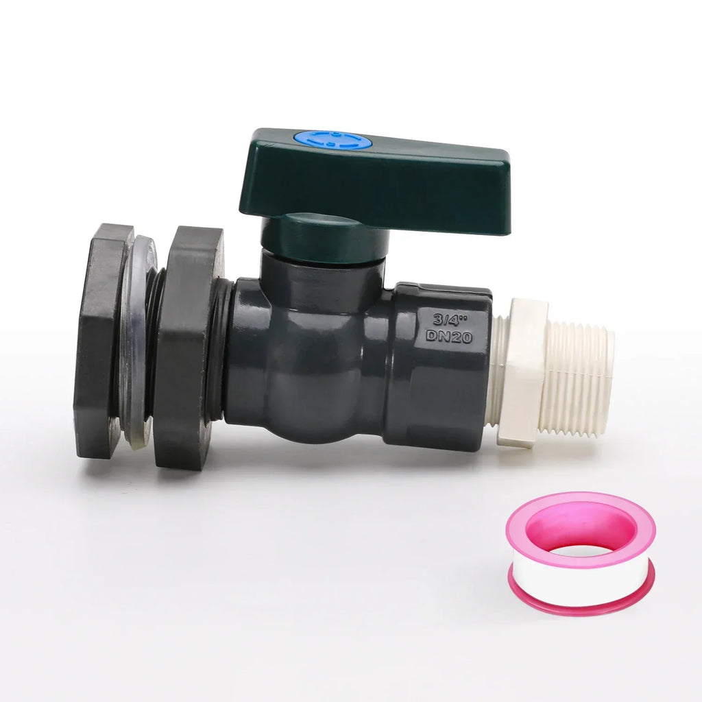 PVC Rain Barrel Spigot Kit – Leak-Proof Drain Adapter & Connector