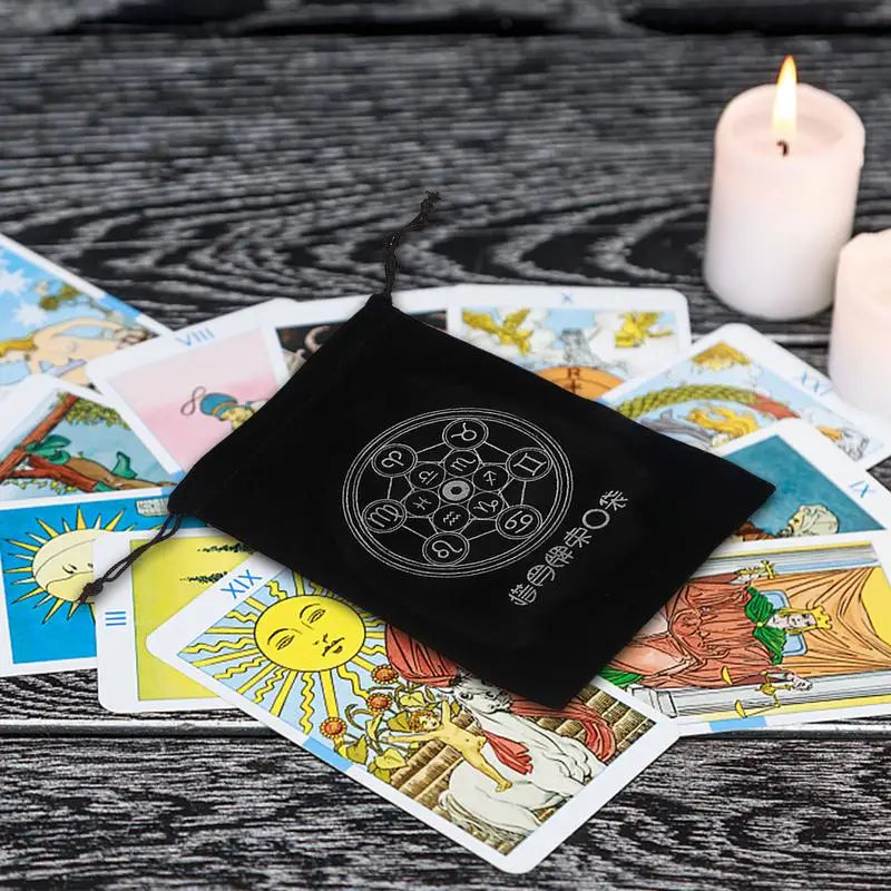 Tarot Card Holder Pouch Tarot Card Storage Special Bag Mysterious Black Magic Themed Tarot Card Holder Tarot Card Bags Gift Bag Oasis Select