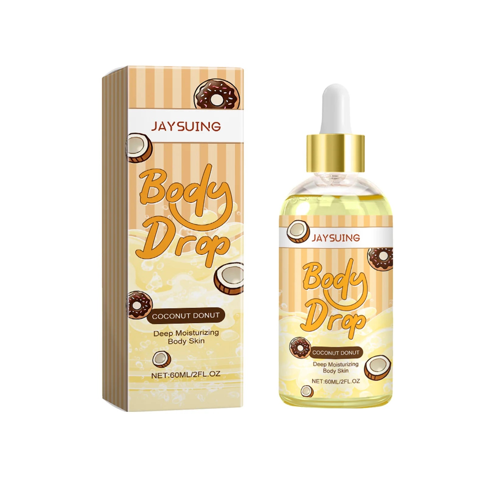 Coconut Body Fresh Fragrance Oil Long-Lasting Hydration Peach Flavor Massage Skin Improve Drying Strawberry Moisturizing Oils Oasis Select 60ml Coconut