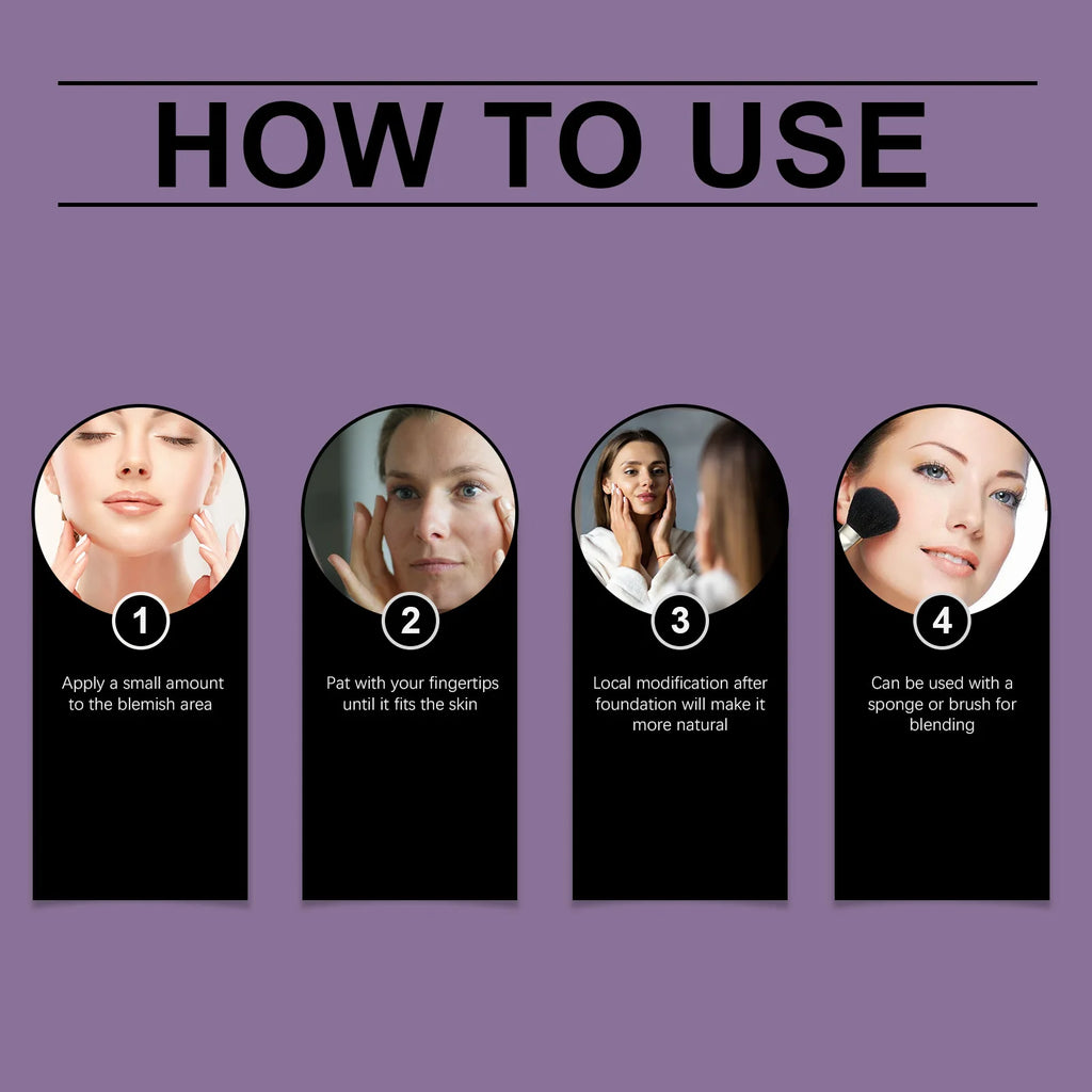 OceAura Lightweight Concealer & Foundation Cream – Full Coverage Concealer Foundation Oasis Select