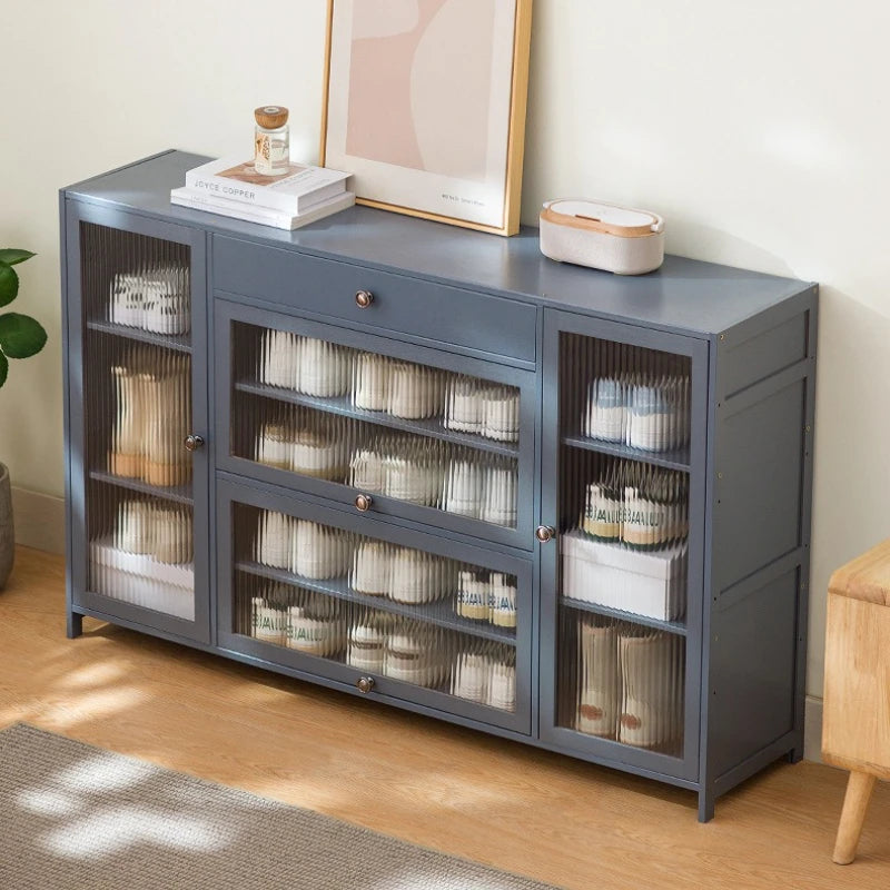 Shoe cabinet with door, simple and modern outside the door of the home, the new 2023 popular entrance Nanzhu shoe rack Oasis Select