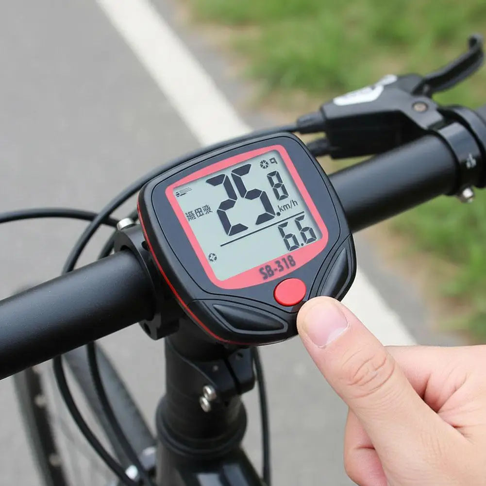Waterproof Bicycle Computer LCD Speedometer & Odometer
