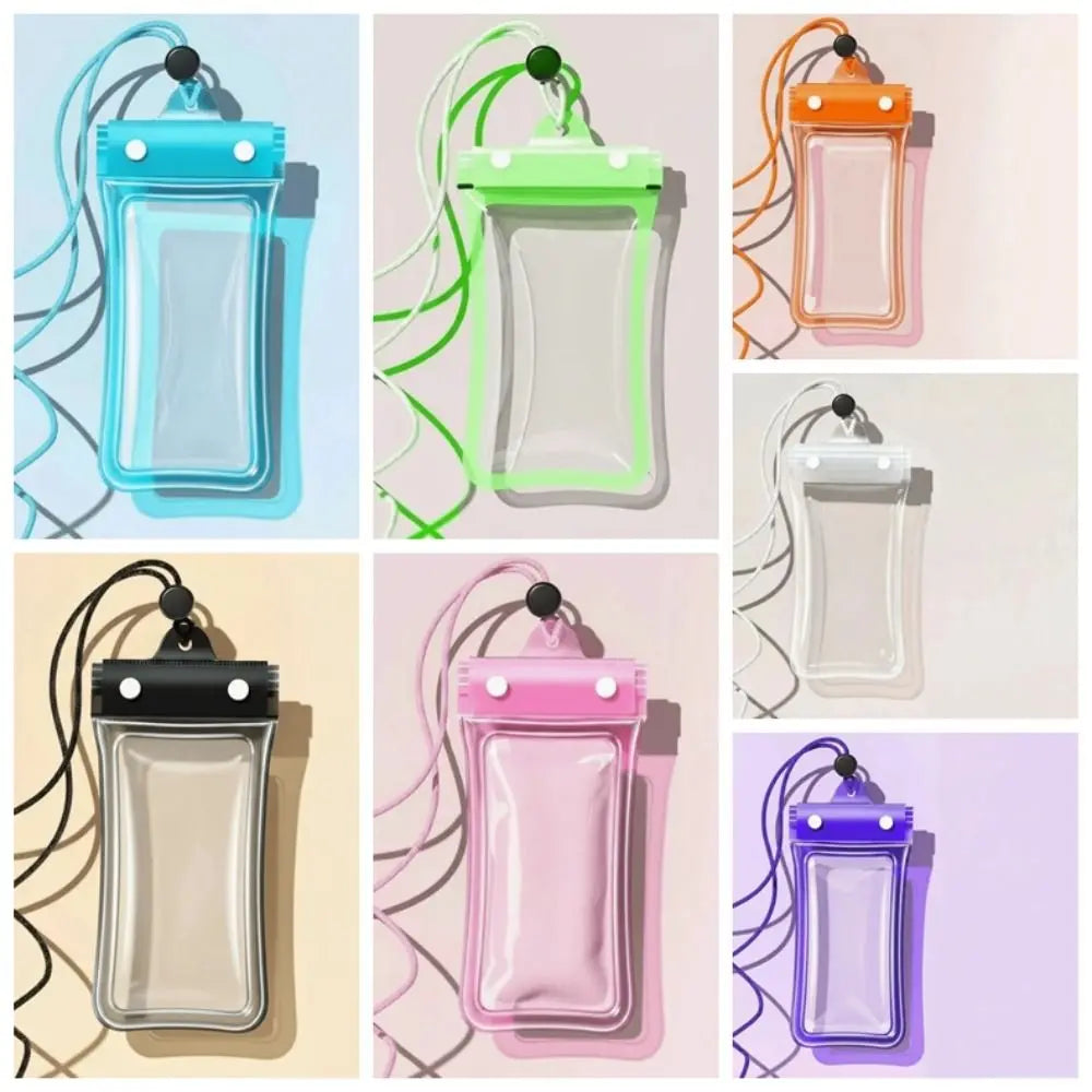 Adjustable Strap Waterproof Phone Pouch Sealed Lightweight Crossbody Dry Bag PVC ABS Transparent Hanging Neck Bag for Gifts Oasis Select