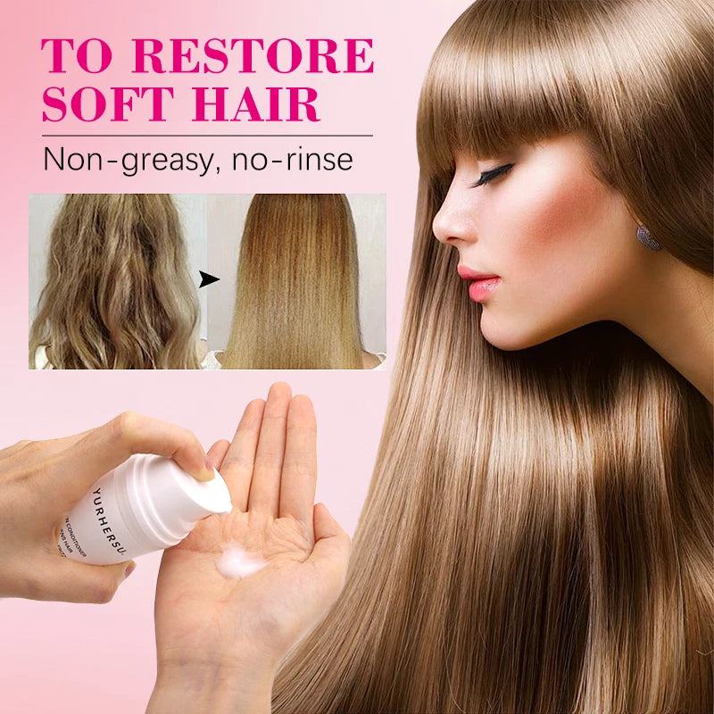 YURHERSU No-Wash Hair Mask – Smooth, Lightweight & Non-Greasy Leave-In Hair Mask Oasis Select