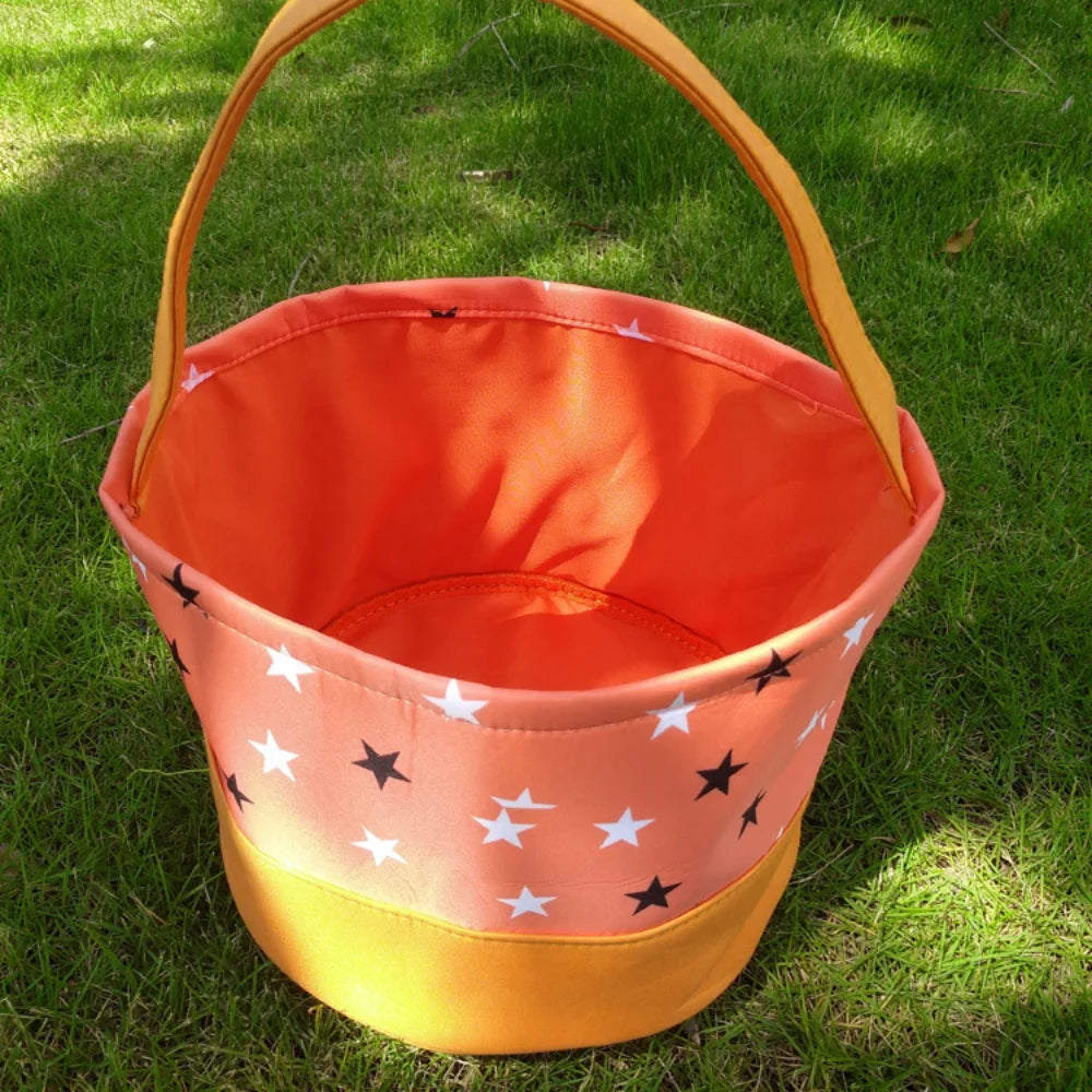 Halloween Portable Canvas Candy Bag Halloween Decoration Basket Kids Tote Bag Pumpkin Basket Halloween Decoration Oasis Select Style 3 Other