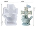 Cross & Dove Silicone Craft Mold – DIY Candle, Soap & Resin