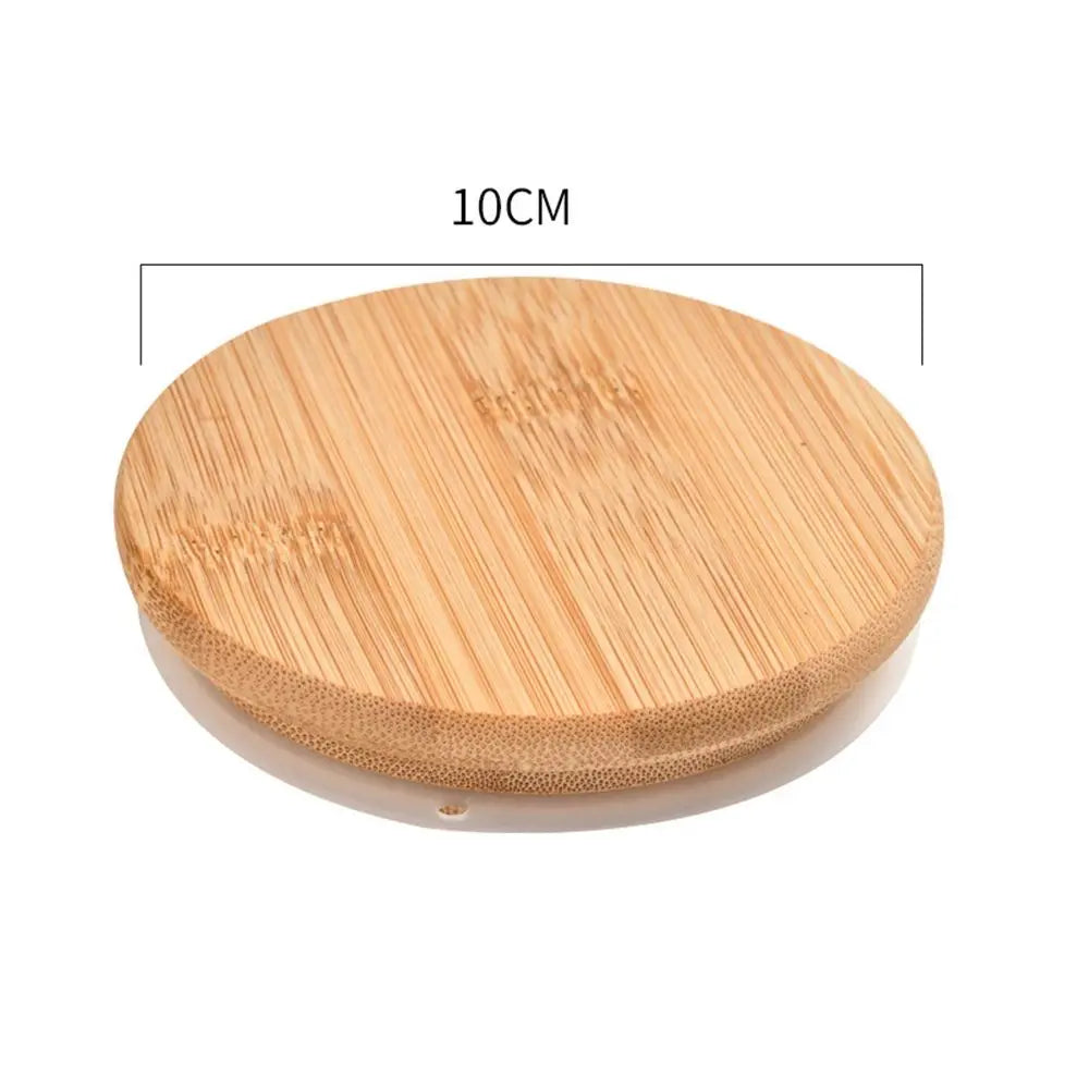 Bamboo Wood Cup Lid with Silicone Ring | Tea Set Cover Bamboo Cup Lid Oasis Select E1 9cm