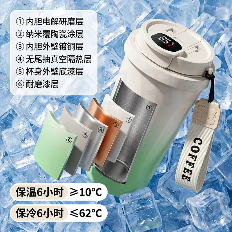 Electric Self-Mixing Insulated Cup – Coffee, Milk & Soy