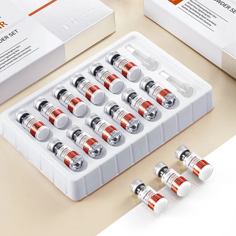 BIOAQUA Lyophilized Powder Firming Face Serum 12pc Set Face Serum Set Oasis Select