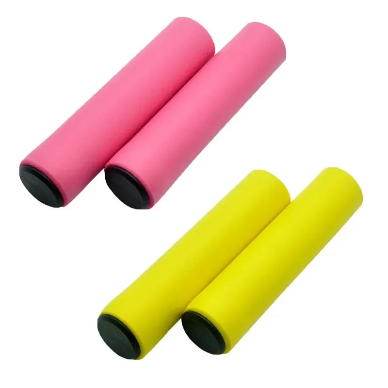 3 2 1Pairs Bicycle Grip Silicone Sponge Soft MTB Mountain Bike