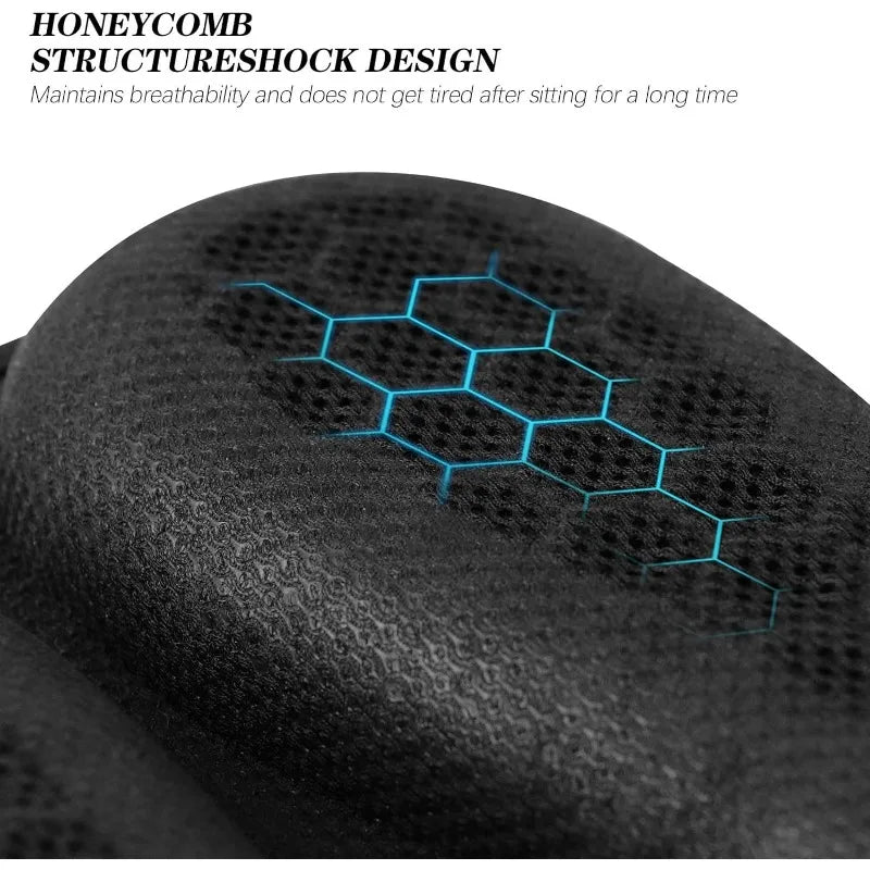 Motorcycle Seat Cushion 3D Honeycomb Anti-slip Motorcycle Gel Seat Cushion Moto Pressure Relief Ride Seat Pad Moto Accessories Oasis Select