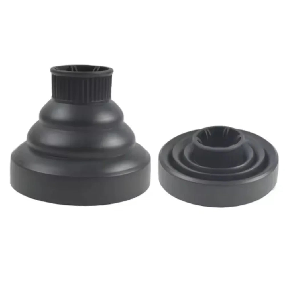 Silicone Hair Dryer Curl Diffuser – Foldable & Universal Fit Hair Dryer Diffuser Oasis Select Black