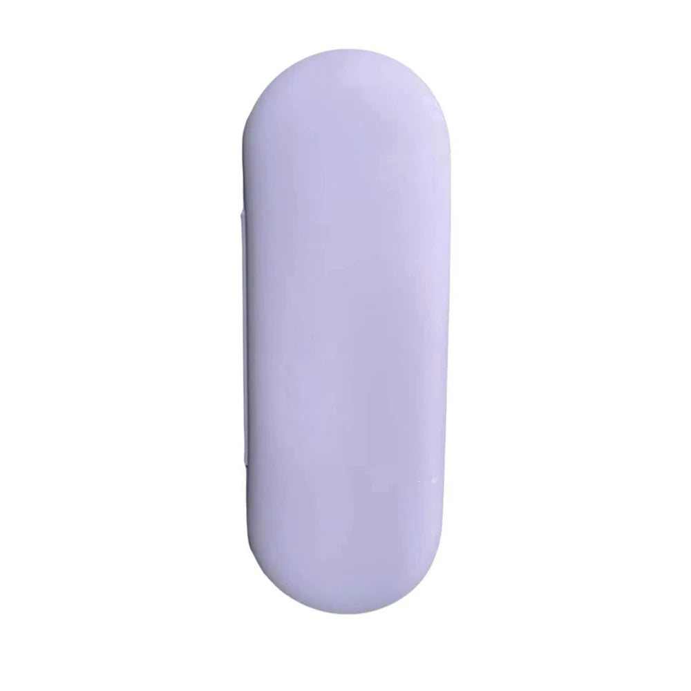 1 pc Silicone Makeup Brush Soft Portable Cosmetic Face Brushes Large Capacity Makeup Brush Bag Washable Makeup Pouch Holder Case Oasis Select purple