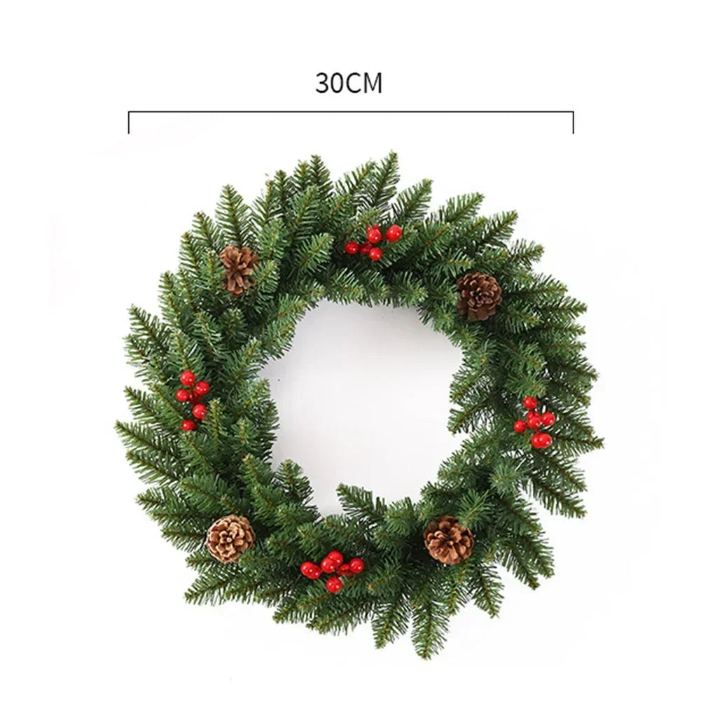 Christmas Decoration Pointed Flowers Party Party Artificial Christmas Pine Cones Wreath Part Name Specifications Oasis Select