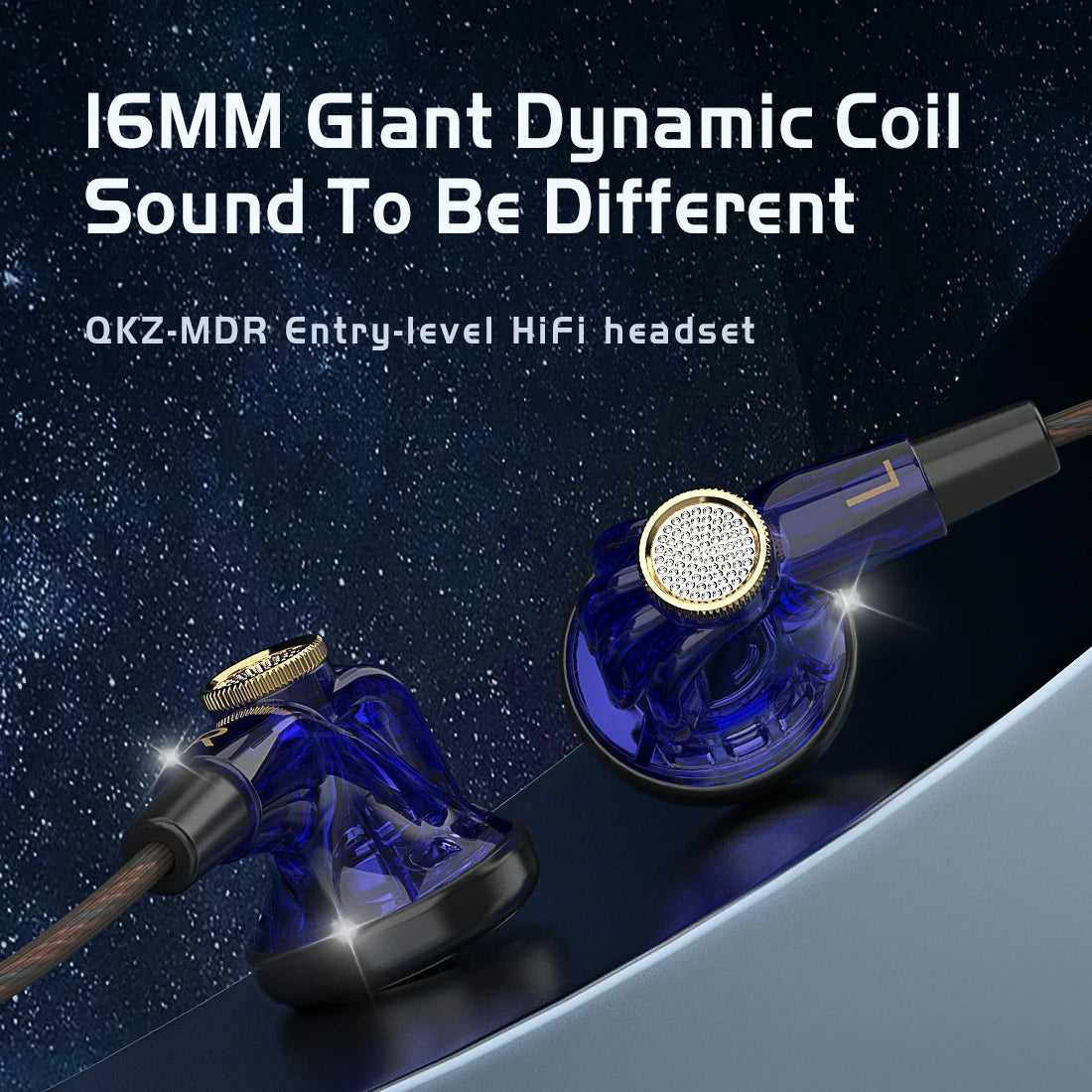 Original QKZ-MDR Wired Earphone HIFI Stereo Flat Headset With HD MIC 3.5mm AUX In-Ear Music Game Sports Headphones Oasis Select