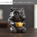 Purple Clay Tea Pet Lucky Pixiu Tea Play Tea pet Accessories Mini Ornament Oasis Select Purple Clay-b