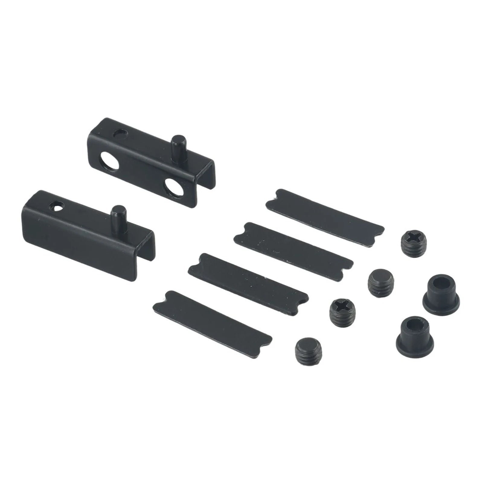 Glass Door Pivot Hinges – No-Drill Stainless Steel Clamps 2-Pack Glass Door Hinges Oasis Select