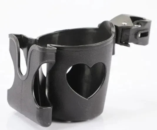 2-in-1 Baby Stroller Cup Holder Phone Holder Multifunctional Universal Infant Bottle Holder Stroller Accessories Cup Holder Oasis Select black