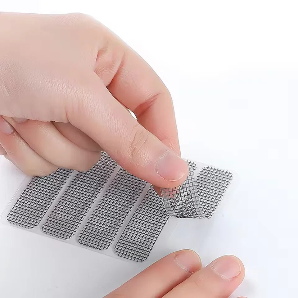 Window Weep Hole Screen Patch Strong Sticky Waterproof Sun Resistant Drain Quickly Weep Hole Covers Fiberglass Window Screen Oasis Select