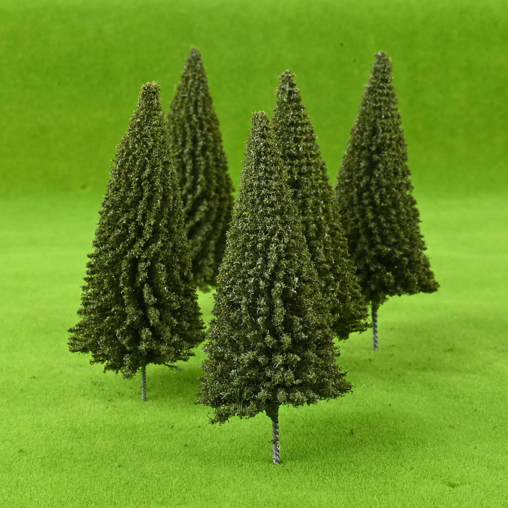 For Micro Scene Layouts,three-dimensional Models 20Pcs Spruce-colored Miniature Trees and For Desktop Iving Room Decorations Oasis Select