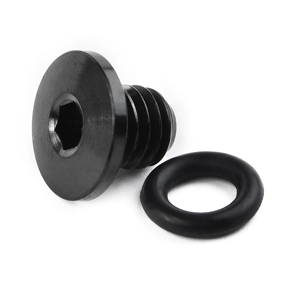Bicycle M5 Titanium Hydraulic Disc Brake Screw Bike Bleed Screws Bolt With O-Ring Parts 9999999999999999999999999 Oasis Select 8.5mm