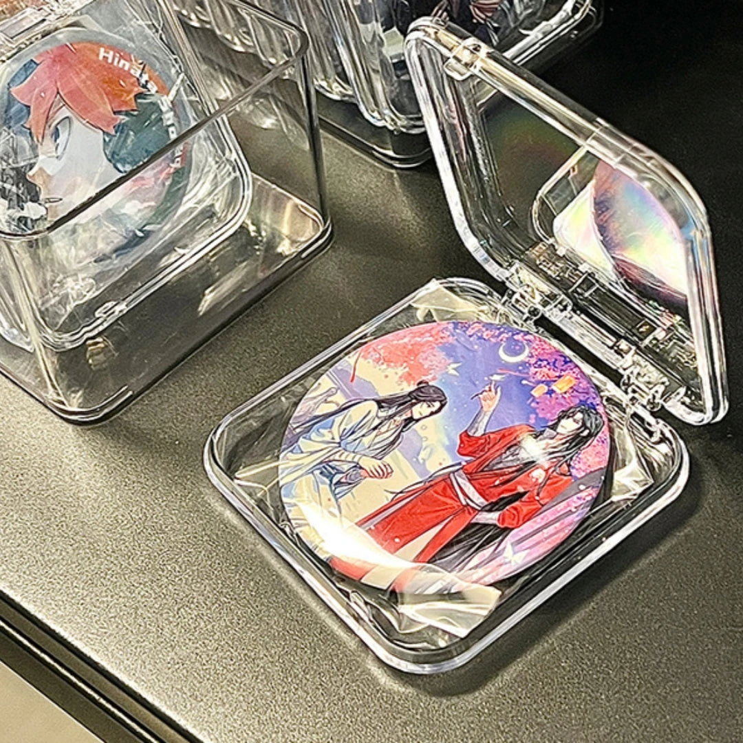 Transparent Acrylic Badge & Jewellery Display Storage Box