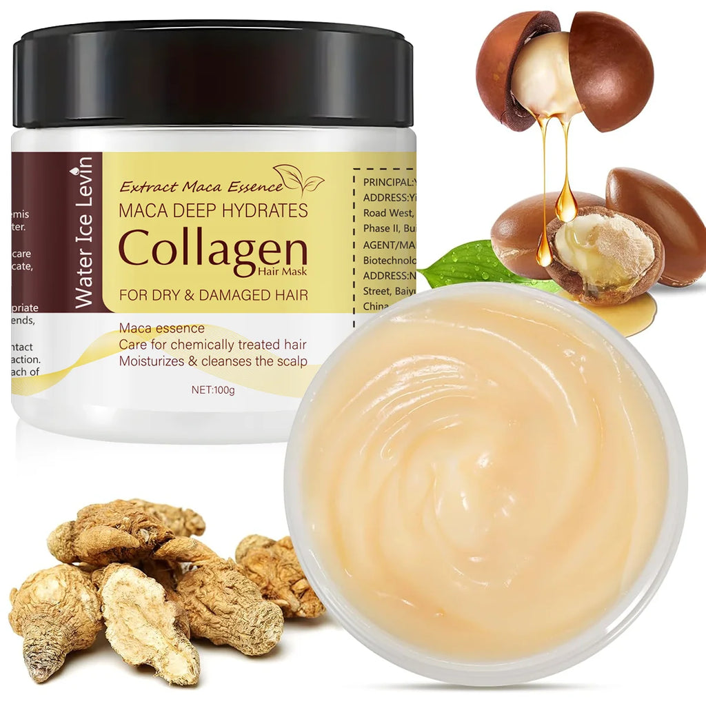 Collagen & Keratin Hair Mask – Deep Moisture Repair 100g Deep Conditioning Mask Oasis Select