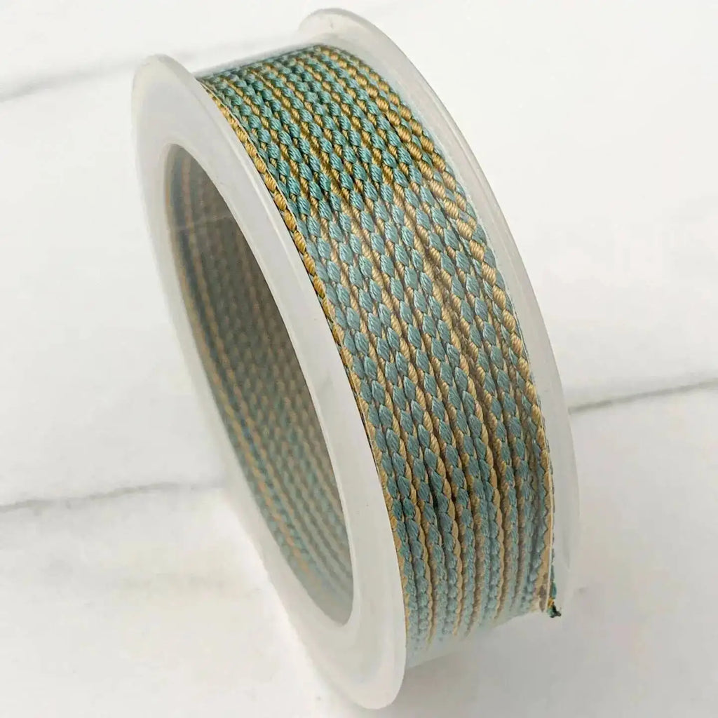 1.5mm 10M Two-Color Braided Cotton Woven Rope Twist Jewelry Line DIY Hand Rope Lanyard Necklace Hanging Cord Oasis Select Suit 6