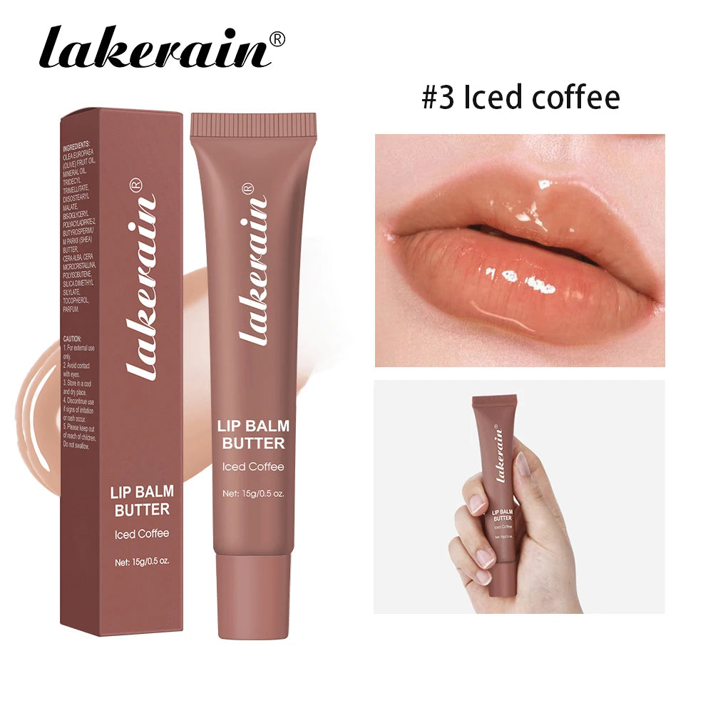 Butter Lip Balm Long Lasting Nourishes Moisturizes Soothes Lips Jelly Lip Gloss Oil Beautifying Smoothing Lip Care Balm Makeup Oasis Select Iced Coffee