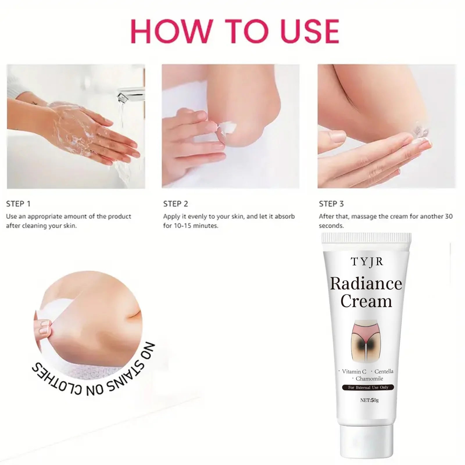 Snow White Cream – Niacinamide & Centella Asiatica Body Brightener Body Brightening Cream Oasis Select