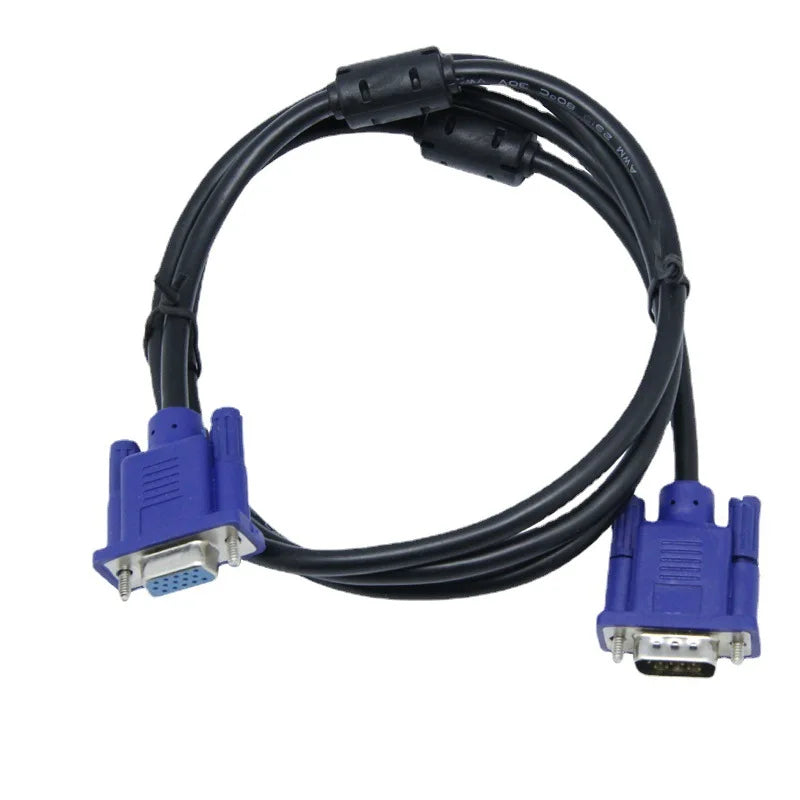 3m 1.5m 0.5m VGA Cable 15 Pin Vga Male To Male Female Cables Cord Wire Copper Core for PC Computer Monitor Projector VGA Cable Oasis Select
