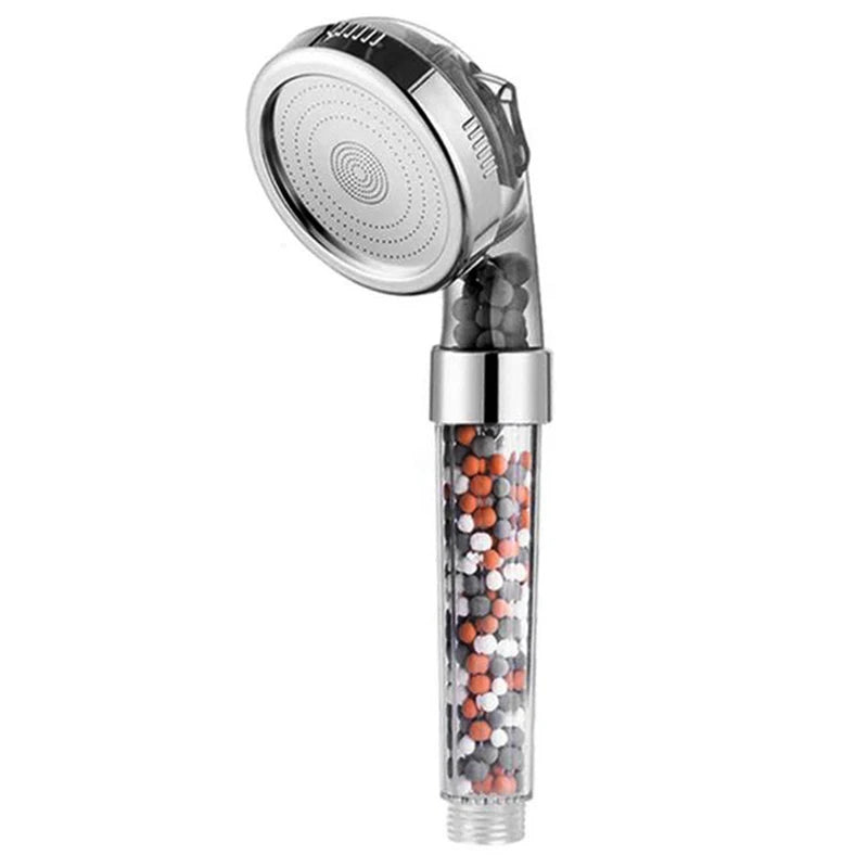 3-Mode High Pressure Handheld Shower Head with Mineral Filter