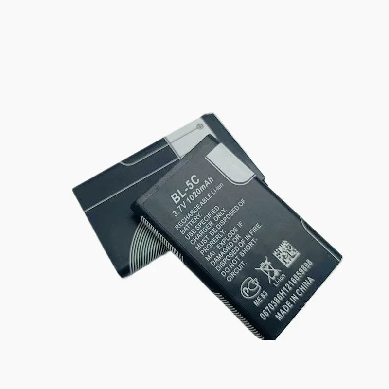 BL-5C 3.7V 1020mAh Battery Rechargeable Batteries for Nokia 2112 2118 2255 2270 2280 2300 2600 2610 3125 3230 Oasis Select
