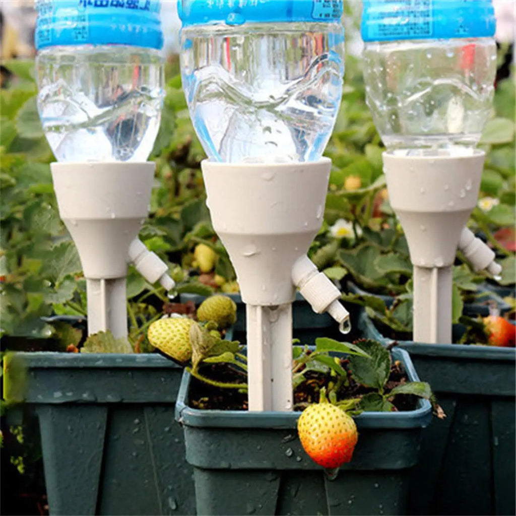 Watering Spikes 3Pcs Adjustable Drip Irrigation System Automatic Self Watering Spikes For Plants Indoor Outdoor Potted Plants Oasis Select