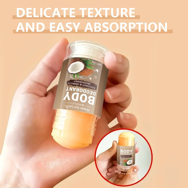 Water Ice Levin Full-Body Deodorant Stick – Moisturizing Unisex Solid Deodorant Stick Oasis Select