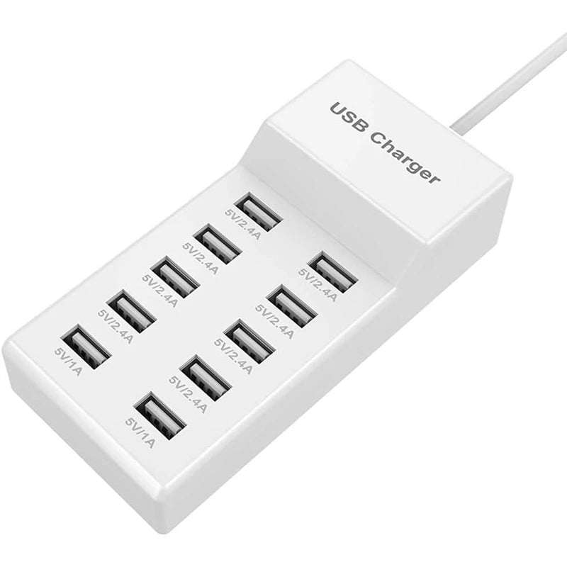 USB Charger Dock USB Charging Station Smart USB Charger Desktop USB Rapid Charger For Multiple Devices US Plug Oasis Select