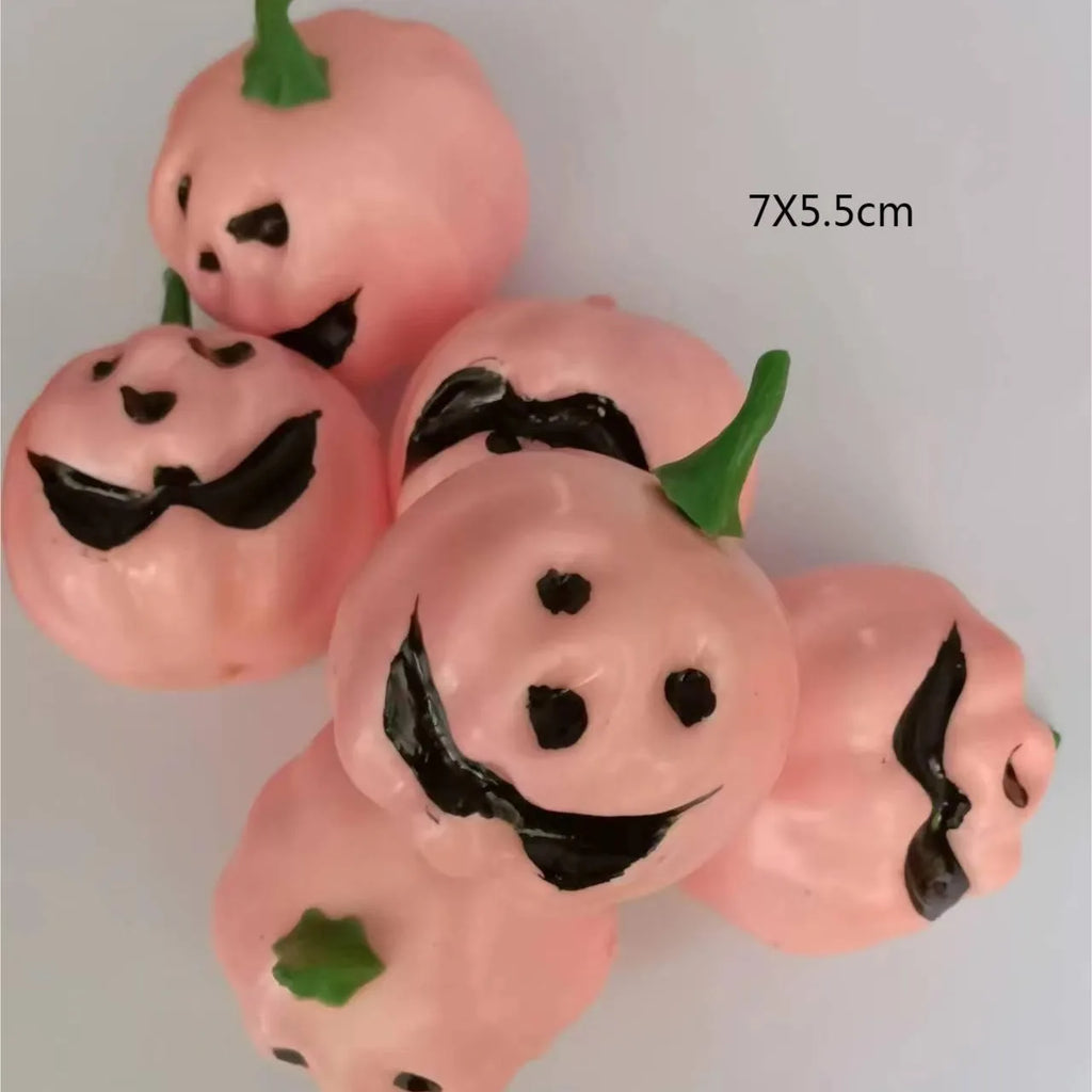 Halloween Foam Ghost & Pumpkin Miniatures | DIY Craft Charms