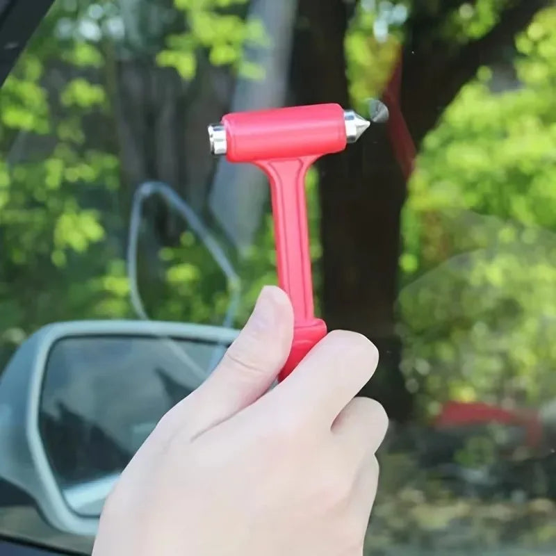 Two-in-One Emergency Car Safety Hammers Seat Belt Cutter Window Breaking Hammer Portable Car Emergent Rescue Escape Tools Oasis Select