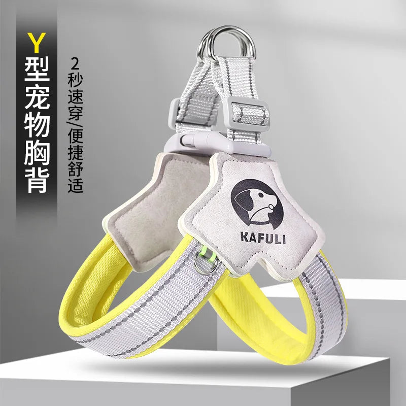 No-Pull Dog Harness with Padded Handle Reflective Escape-Proof Leash Breathable Mesh for Medium Large Dogs Pet Walking Gear Oasis Select
