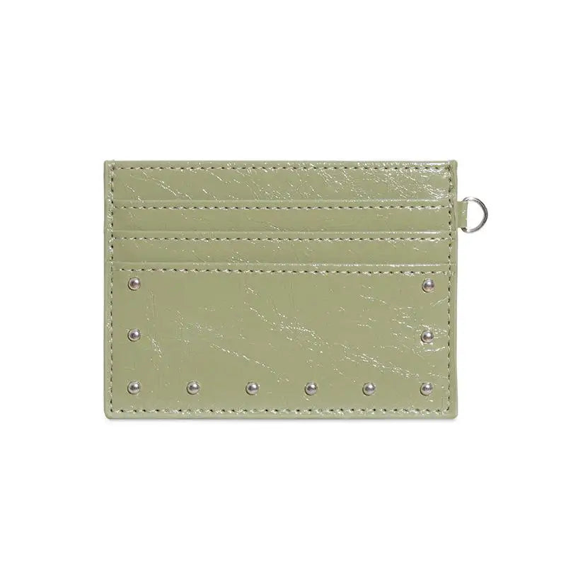 Slim PU Leather Card Wallet – Multi-Slot Mini Coin Purse
