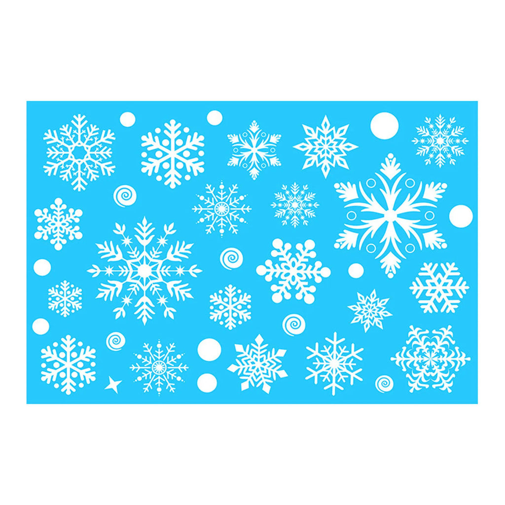 Christmas Electrostatic Window Stickers – Santa & Reindeer Holiday Window Clings Oasis Select C 20 30CM