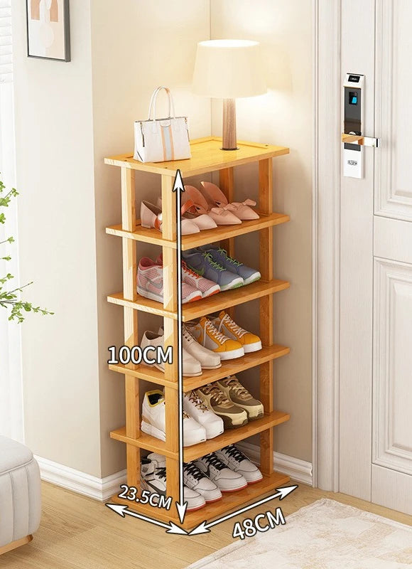 Home economy door multi-layer shoe storage artifact saves space, rental house shoe cabinet, shoe rack Oasis Select 6 layers 47