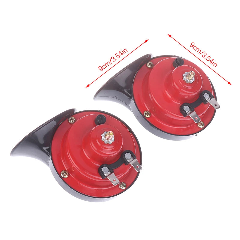 1Pack 300DB Piercing Noise Train Horn for 12V/24V Power Resources Car-Boat Bikes Heavy-Duty Horn Speaker Auto Sound Indicator Oasis Select