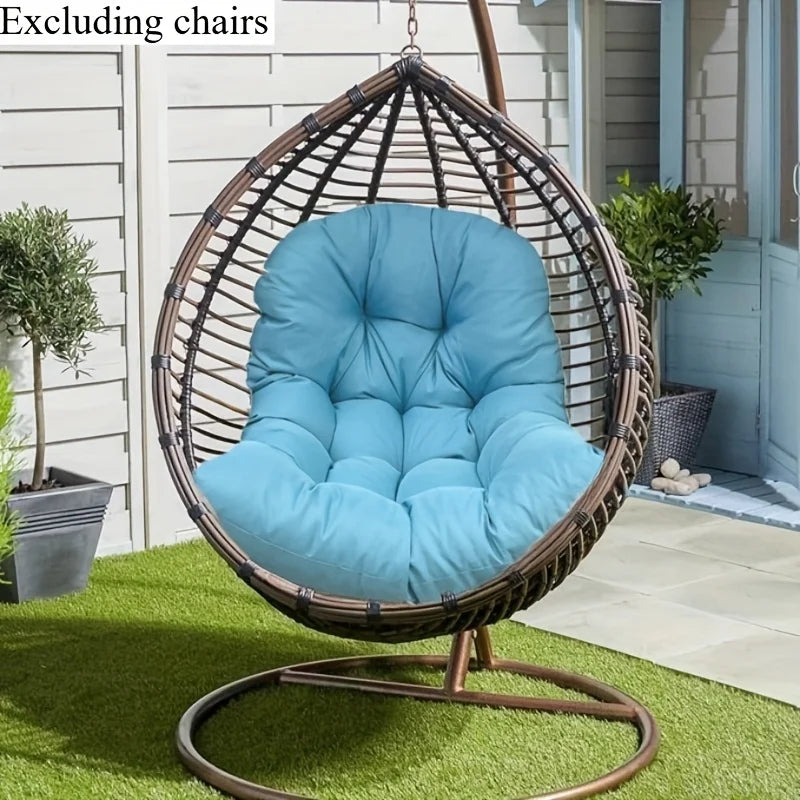 Outdoor hanging basket chair Sitting cushion all season hanging chair Cushions Balcony Garden Cushion Hammock chair Cushions Oasis Select blue 80x120cm