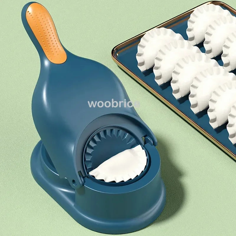 2 In1 Dumpling Maker DIY Kit Wrapper Presser Manual Labor-Saving Ravioli Empanadas Dough Skin Molder Machine Kitchen Gadgets Oasis Select